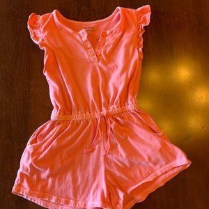 Girls Romper with pockets